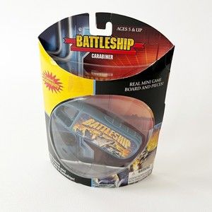 Battleship Clip-On Mini Board Game Portable Carabiner Basic Fun New Sealed